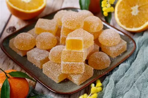 Pâte de fruit orange